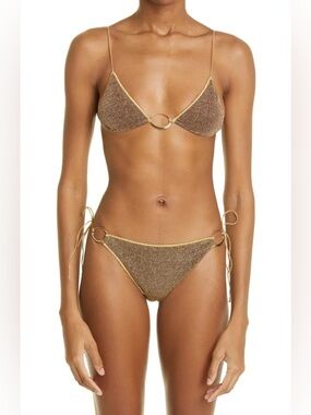 New OSEREE Lumière O-Ring Two-Piece Swimsuit Bikini
